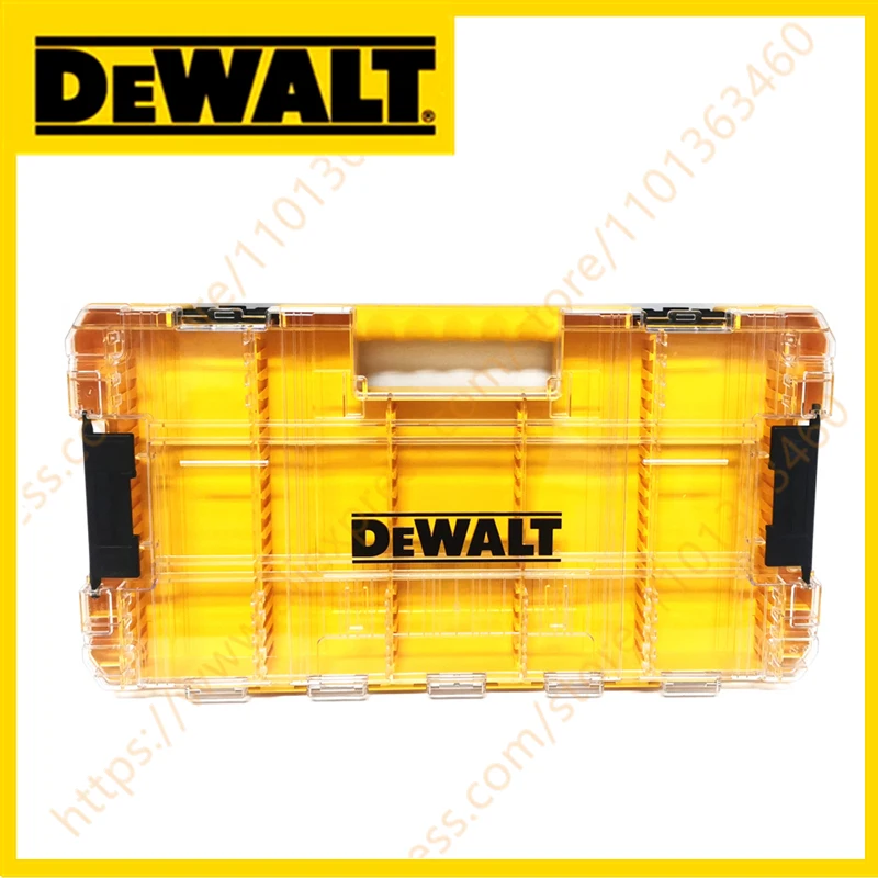 DEWALT оригинальный ящик для хранения аксессуаров для инструментов TSTAK, поддержка сверл, конвейерный мини-прочный футляр