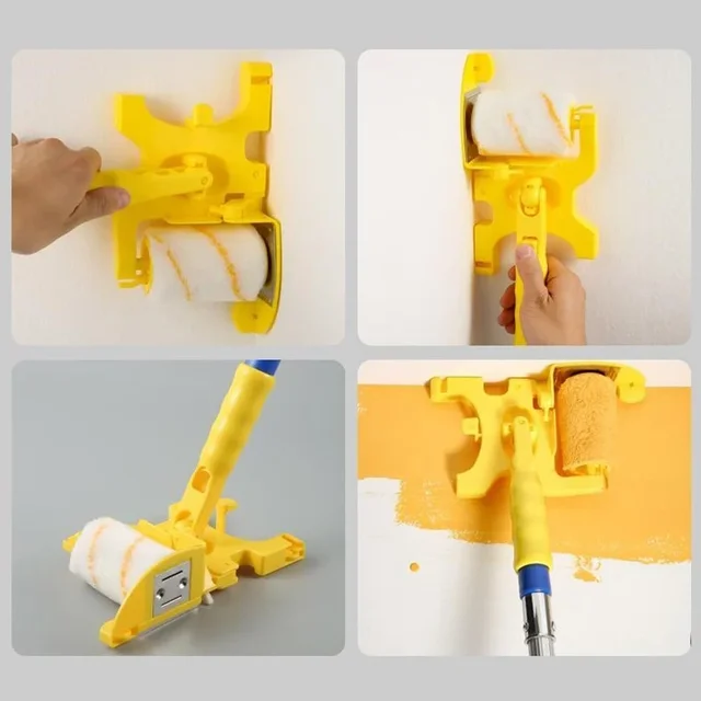 New Profesional Wall Paint Roller Set  Multifunctional Clean-cut  Edger Painting Rolling Brush for Wall Painting Treatment Tools 5