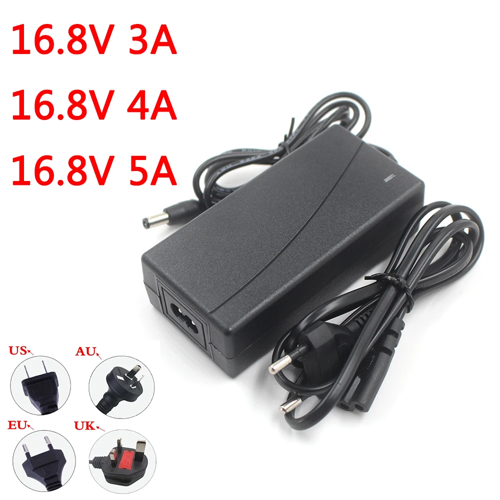 Router Camera 16.8V 3A 4A 5A Charger FOR UPS 16.8V3A 16.8V4A 16.8V5A Lithium Battery Charger DC 5.5MM*2.5MM