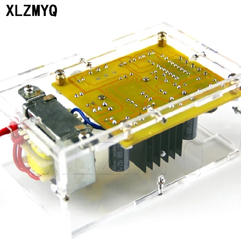 DIY Electronic Kit LM317 Adjustable Regulated Voltage 110V 220V to 1.25V-12.5V Step-down Power Supply PCB Board For Arduino