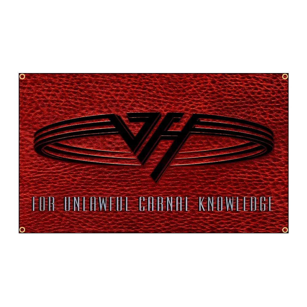 90x150cm 3X5FT Van Halen Heavy Rock Band Flag Polyester Printed Banner for Garage Wall Art Out Door Decoration
