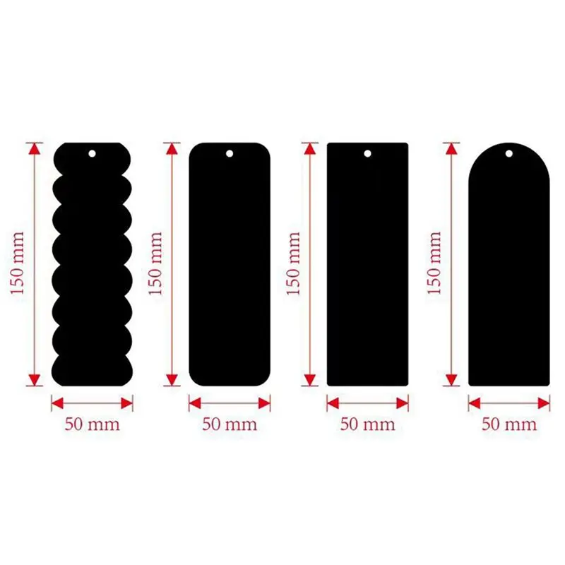 【COUPON!】{0}4 Styles Rainbow Color Scratch Bookmark Craft Kits Rainbow Scratch Paper Art Sets for Kid Students Party Favors DIY
