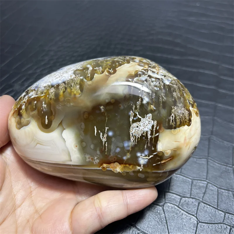 

780g Natural Stones Agate Palm Stone Polished Irregular Crystal Crystals Reiki Healing Aquarium Decor Ornaments Home Decor