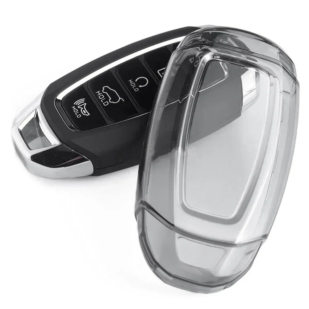 

Car Remote Key Fob Shell Cover Case Transparent Key Fob Shell Holder For Hyundai Kona / Kona Electric 2018-2023