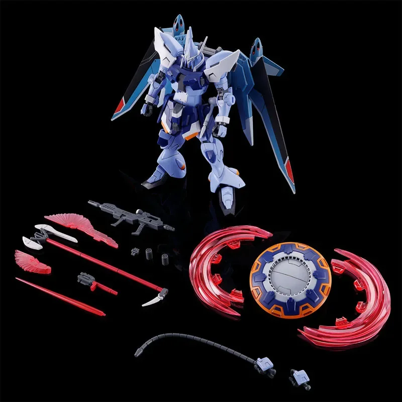 Bandai Original GUNDAM HG GYAN Strom HILDA HAKEN CUSTOM 1/144 Anime Action Figure Assembly Model Toys Gifts for Children