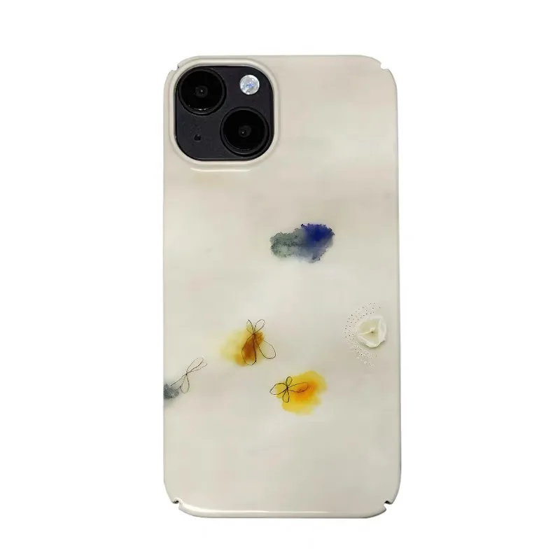 

Warm Color Minimalist Illustration Phone Case for IPhone 17 16E 15 14 13 Mini 11 Pro Max 12 Pro Back Cover XS XR SE 2020 Funda