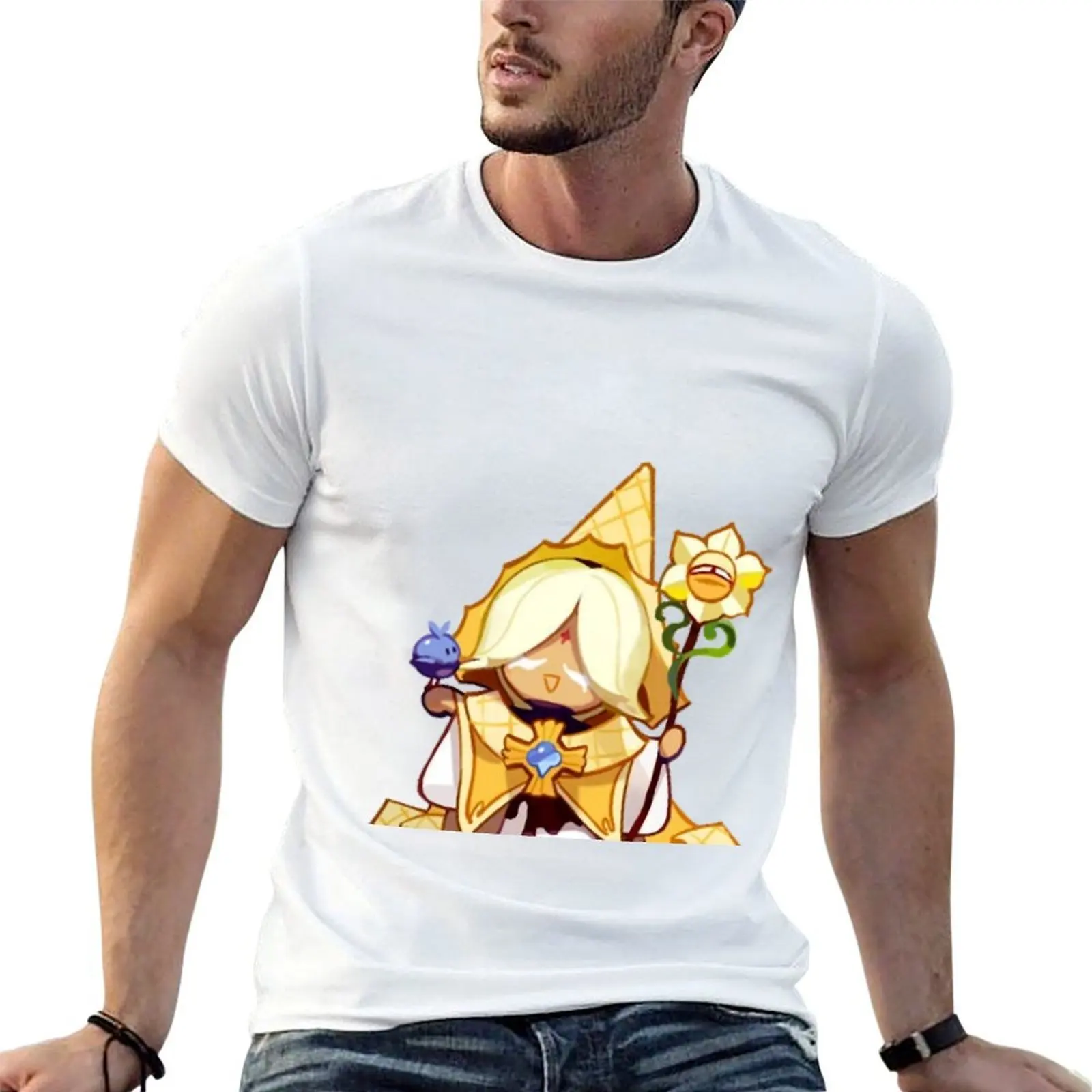 pure vanilla cookie T-Shirt blacks summer shirt vintage t shirt men