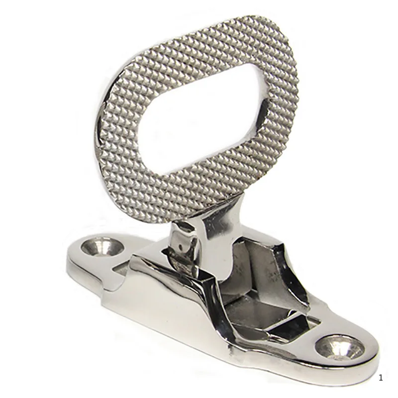 Marine stainless steel pointed foot pedal center foot pedal yacht pedal marine yacht metal fittings