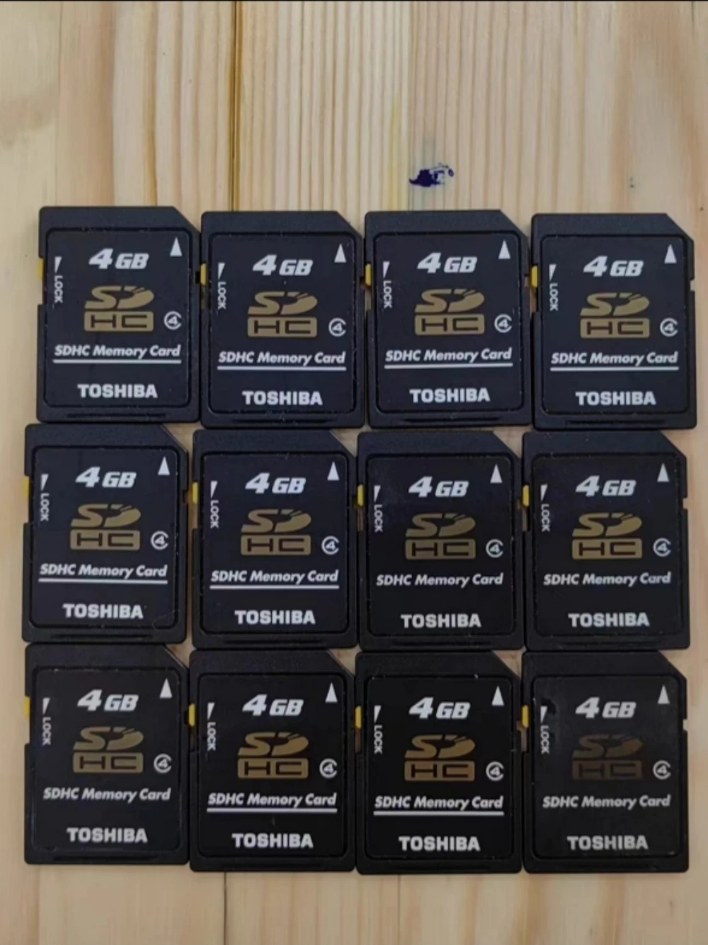 95 new 5-10PCS/Toshiba 4GB SD Card SDHC Class 4 Flash Memory Card C4 P-SDHC4G4 Genuine High Speed Memory SD For Digital Cameras