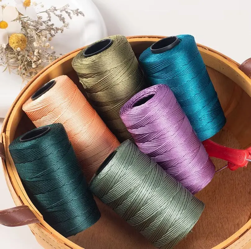 2pcs 100g/ball Lightweight Ice Silk Thread Handcrafted for Summer Cool Hats, Sun Hats, Storage Baskets, Seat Cushions, Yarn
