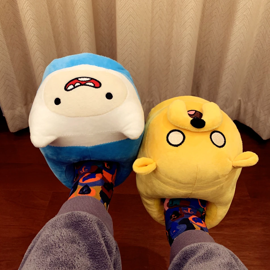 

2025 Winter Cute Cotton Women Indoor Slippers Baogen Cotton Mopping Home Non-slip Slippers With Quiet And Warm Couples Shoes