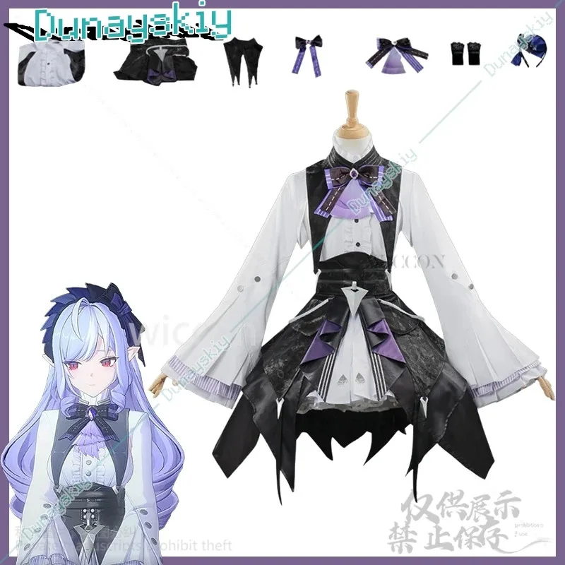 CyZenless منطقة صفر تأثيري فيفيان لعبة زي مصاص دماء لولي القوطية رائع أسود أرجواني لوليتا فستان جيراي كي الفتيات تخصيص