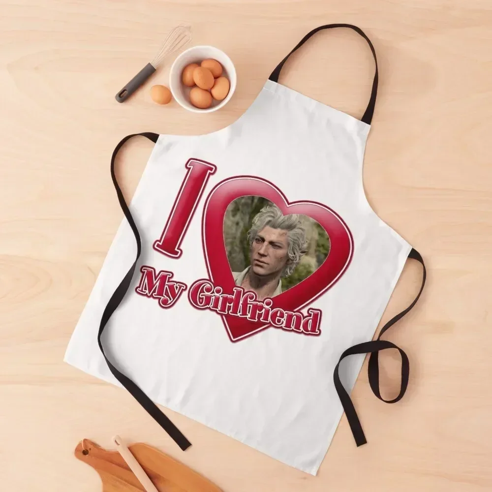 

Astarion I love my girlfriend meme Apron Home Supplies Funny Women's Home Clothes Beauty Apron