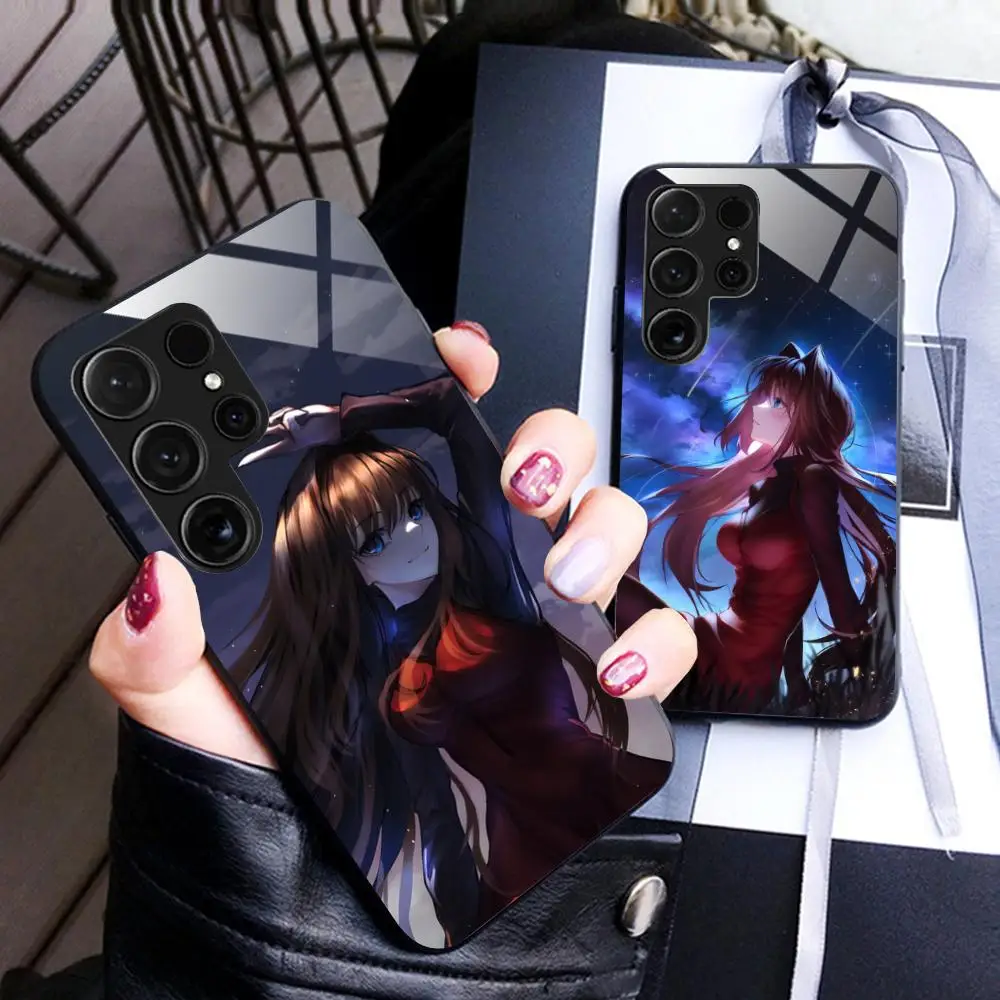 Mahou Aozaki Aoko Cell Phone Case for Samsung Galaxy A56 55 54 53 52 51 36 35 34 23 16 15 5G Glass Colorful Cover Pretty Cover