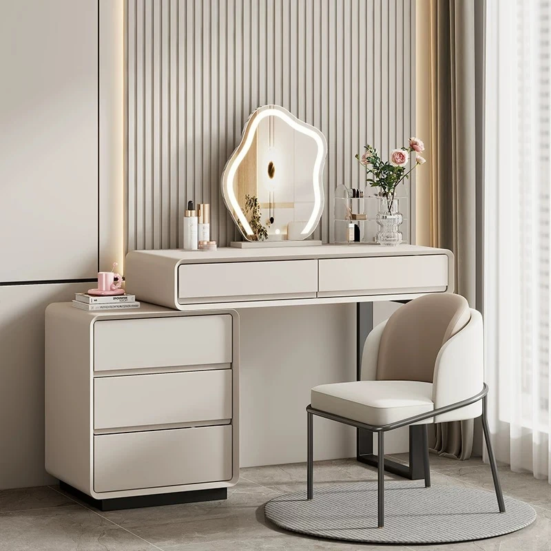 Station Elegant Dressing Tables Hidden Hair Sectional Mirror Makeup Tables Modern Workbench Penteadeira Funiture Bedroom