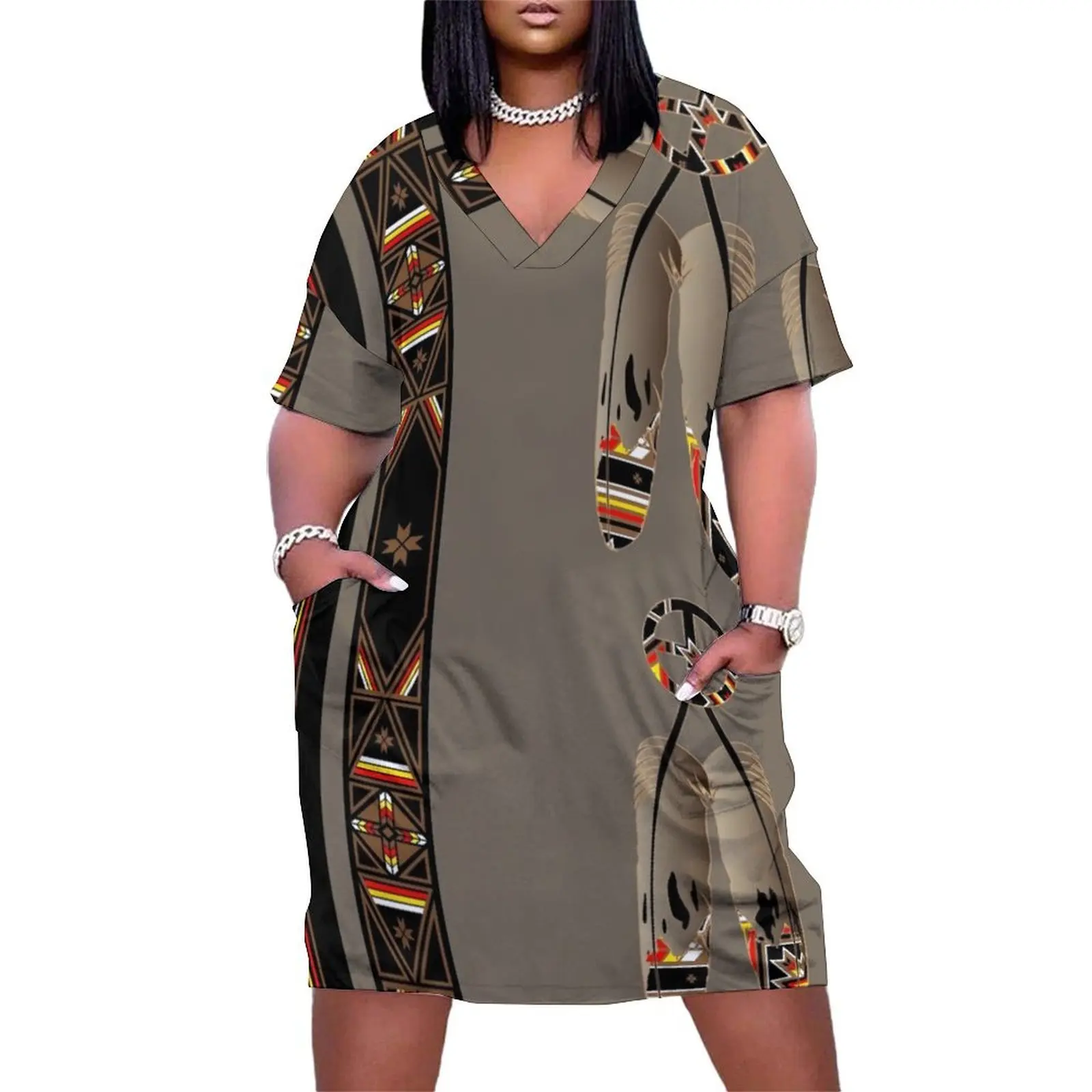 Lakota Design Loose Pocket Dress women clothing 2025 new arrivals elegant dress summer dress woman 2025