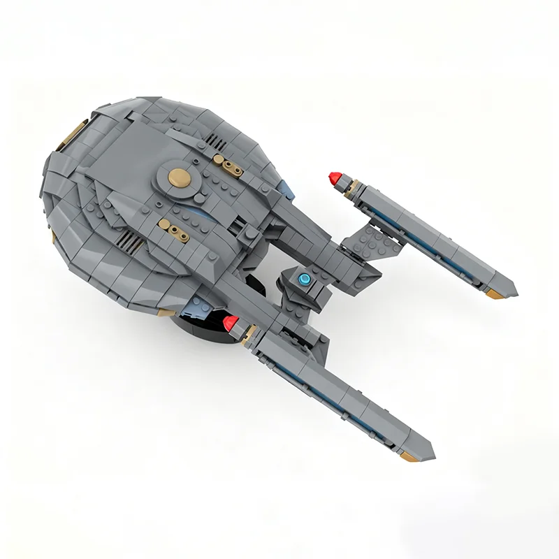 968pcs MOC Enterprise NX Midi Schaal Star Trek Ruimte Model Bouwstenen Architectuur Kerstcadeaus DIY Creatief Speelgoed Idee