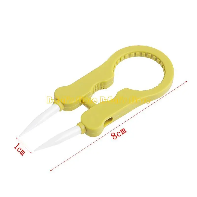Y1AD High Temperature Steam Ceramic Insulation Head Tweezers Forceps Maintenance Tool
