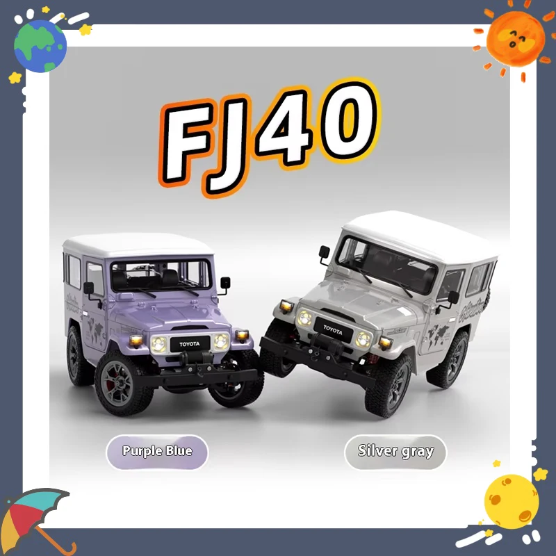 

Hg4-211 Масштаб 1/16, металлическая текстура FJ40, имитация автомобиля с дистанционным управлением, функция освещения и лебедки, идеальный подарок на день рождения для мальчиков