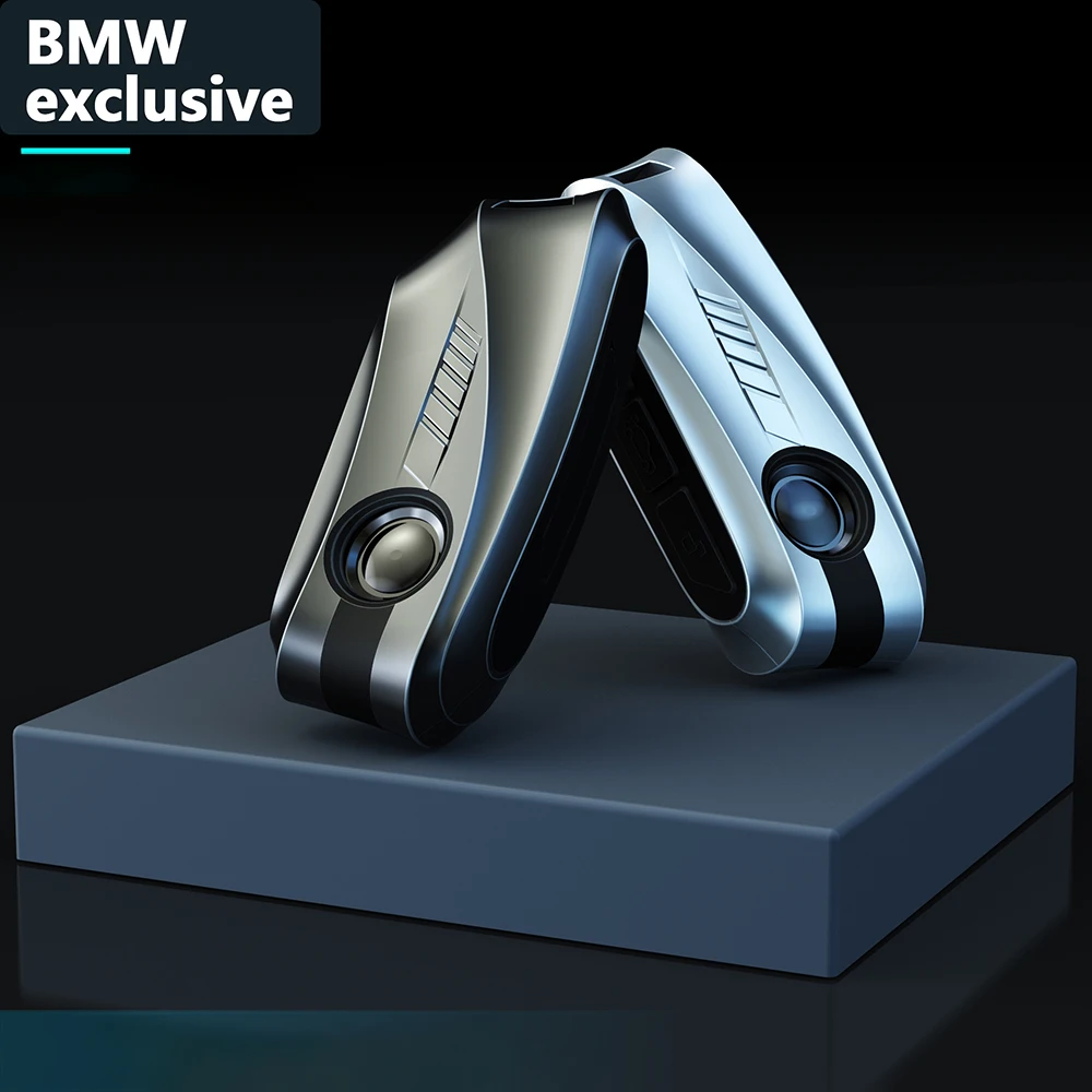 Zinc Alloy Car Key Fob Cover Case For BMW 530i 540i 550e 750e 740i 760i X1 X2 X5 X6 X7 M5 iX1 iX2 iX XM i5 i7 2024 2025