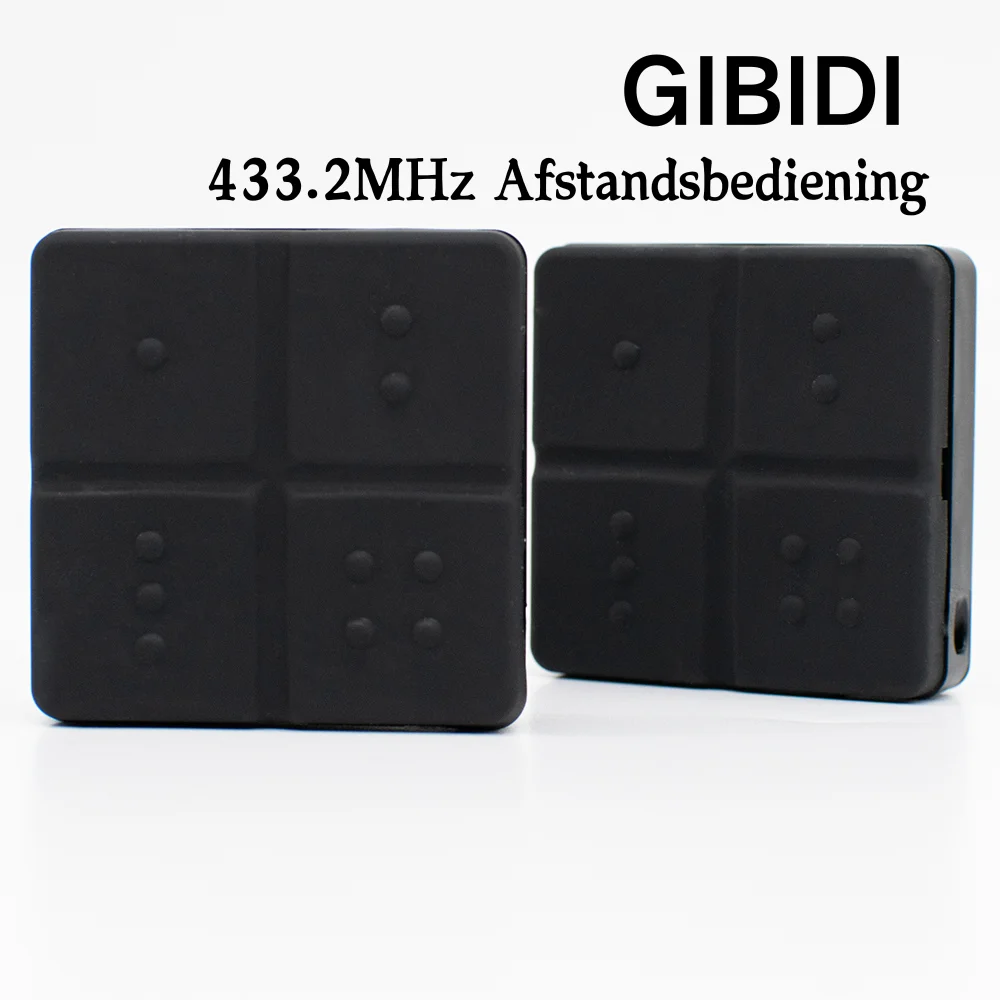 GIBIDI AU1600 AU1810 WOOD DOMINO Garage Door Remote Control AU1610 AU01590 DOMINO AU1680 WOOD 433MHz Gate Opener