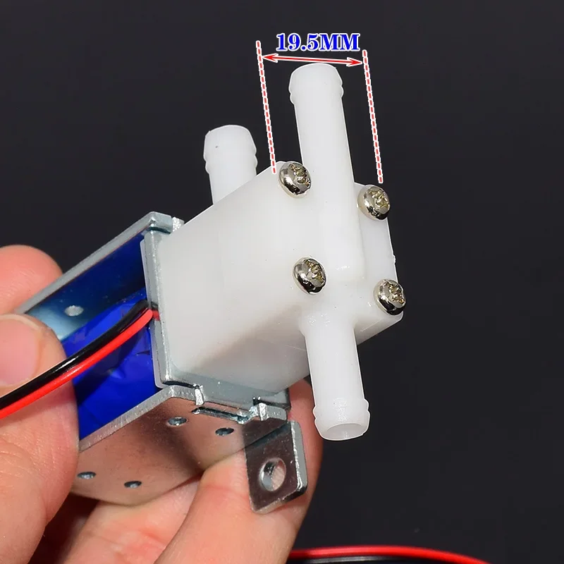 Válvula de agua de tres vías de dos posiciones DC 6V 12V 24V, control de nivel de agua de válvula solenoide en miniatura, máquina de café con válvula de vapor de agua