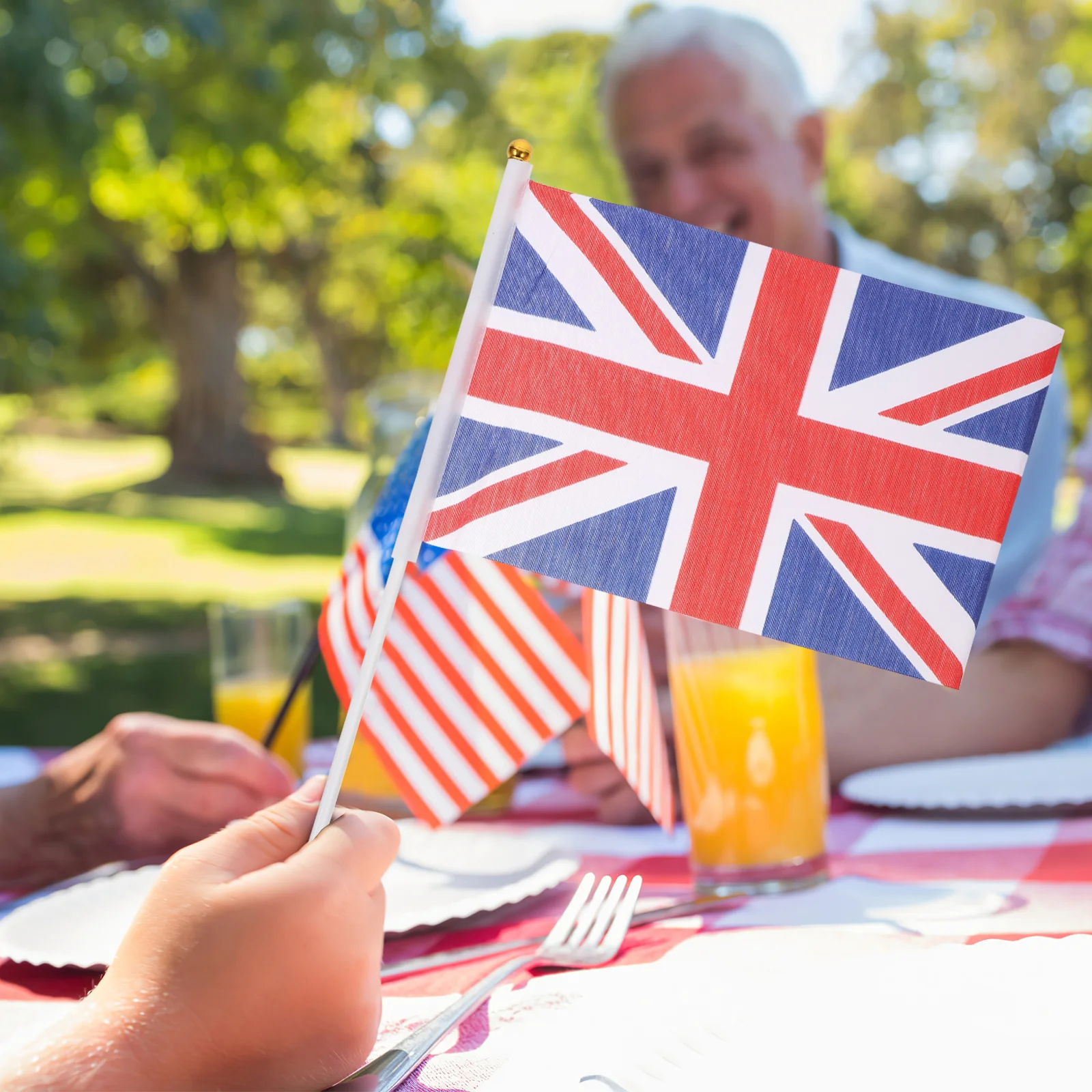 Flag Union Jack Flags British Uk Hand Mini Waving gran bretagna Stick Party Kingdom United Decorations Handheld Held Great England