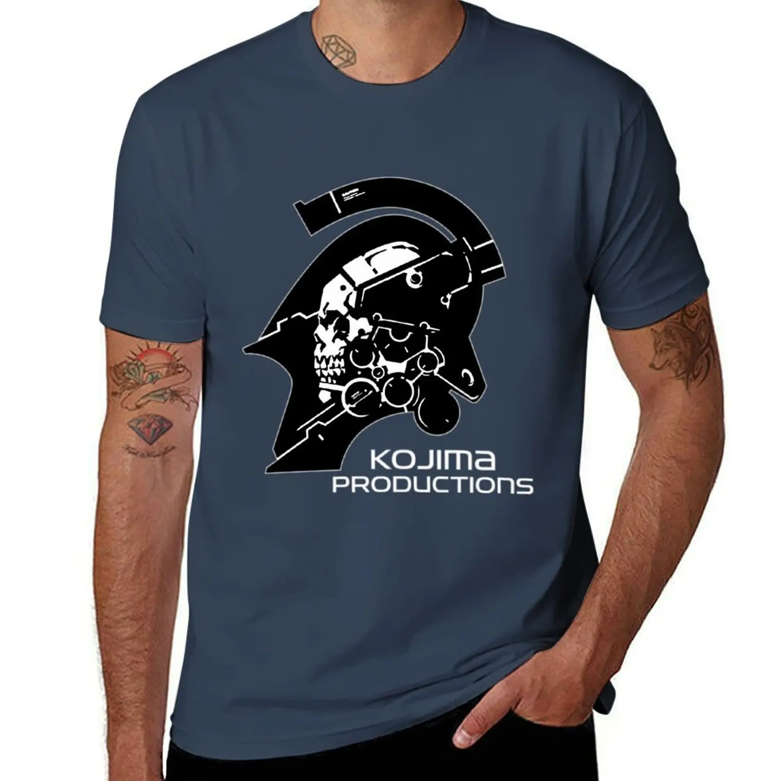 

Hideo KOJIMA \t Kojima New Logo PRODUCTIONS Kojipro T-Shirt Athletic Fit Sports Short Sleeve Top