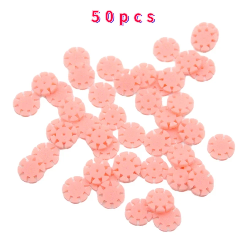 50pcs Dental Endo Files Stoppers Disinfection Dental Counters for Dental Files Dentistry Endo Files Flowers For Dentistry