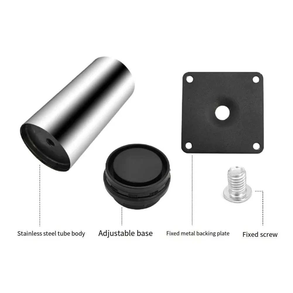 Load Bearing Capacity Adjustable Adjustable Brushed Surface Cabinet Support Legs Load Bearing Capacity Sofa Legs