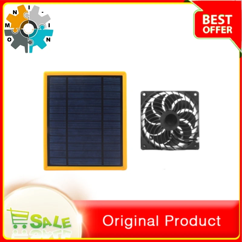 Omni-in 20 W solar fan for outdoor, indoor, chicken house, plant, pet ventilation exhaust fan, silent and high speed