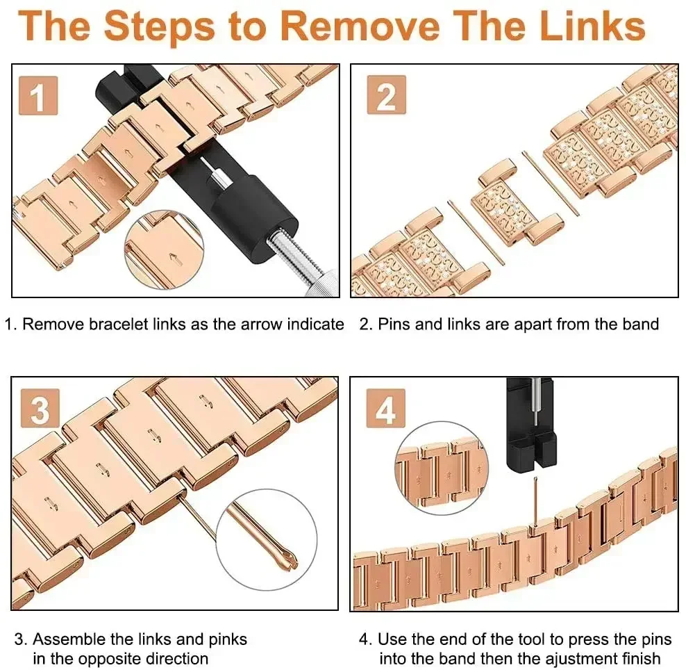 Correa de diamante de lujo para Apple Watch Ultra 49mm 10 46/42mm para iWatch Series 9 8 7 6 5 45/44/40/38mm banda de acero inoxidable para mujer