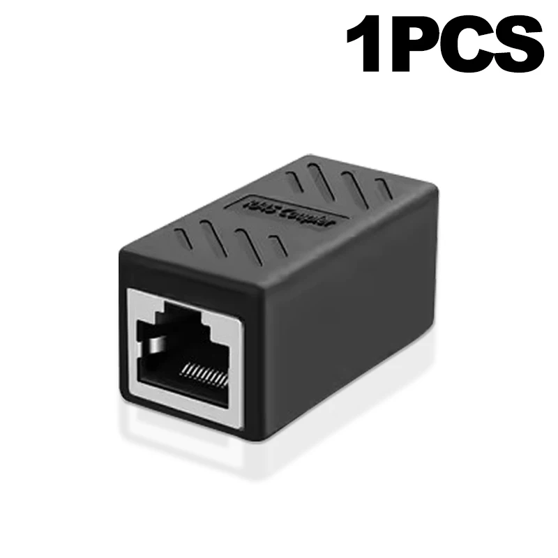 RJ45-Koppler Cat7 Cat6 Ethernet-Adapter Gigabit-Schnittstelle Netzwerk-Extender-Konverter Buchse auf Buchse Verlängerungskabel
