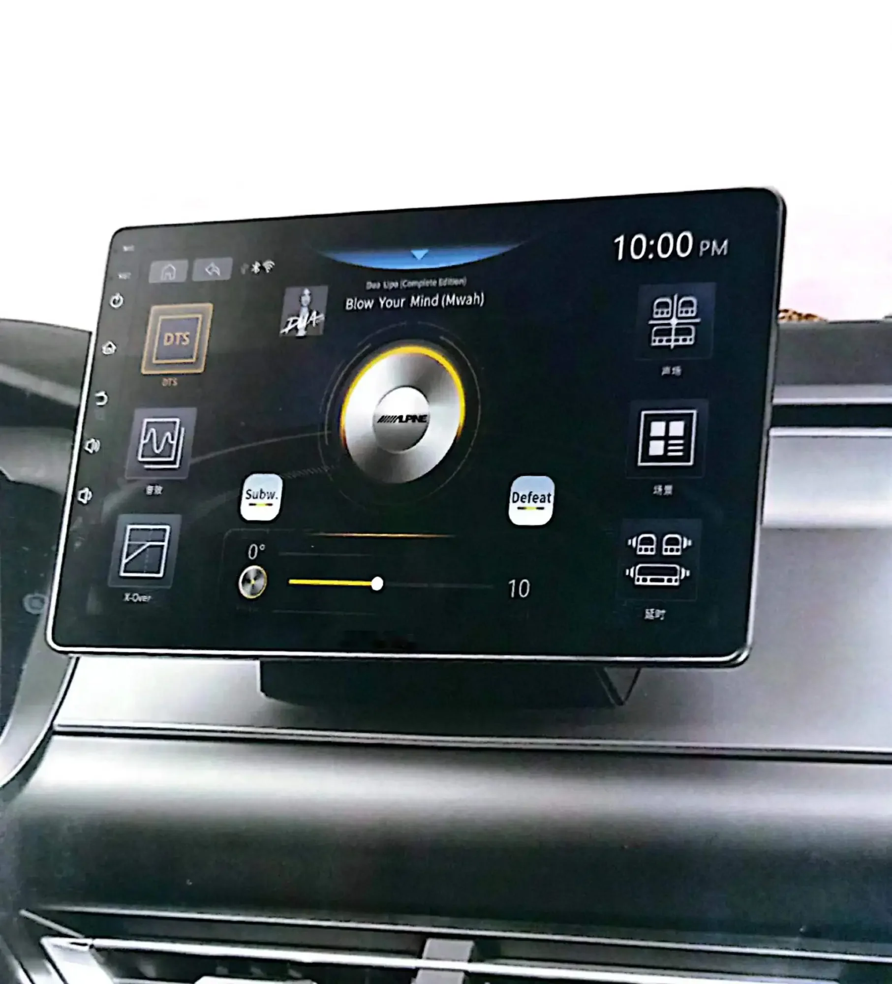 12.8" Android 9.0 System 100 Degree Rotating Screen Multimedia Navigator For Universal Machine 4+32