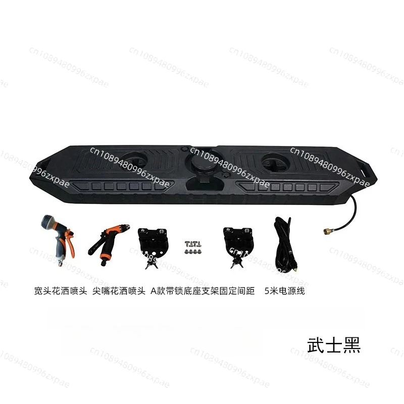 Car Travel Water Storage Tank，hand Wash Water Tank，Black and Orange Truck RV Roof Long Form