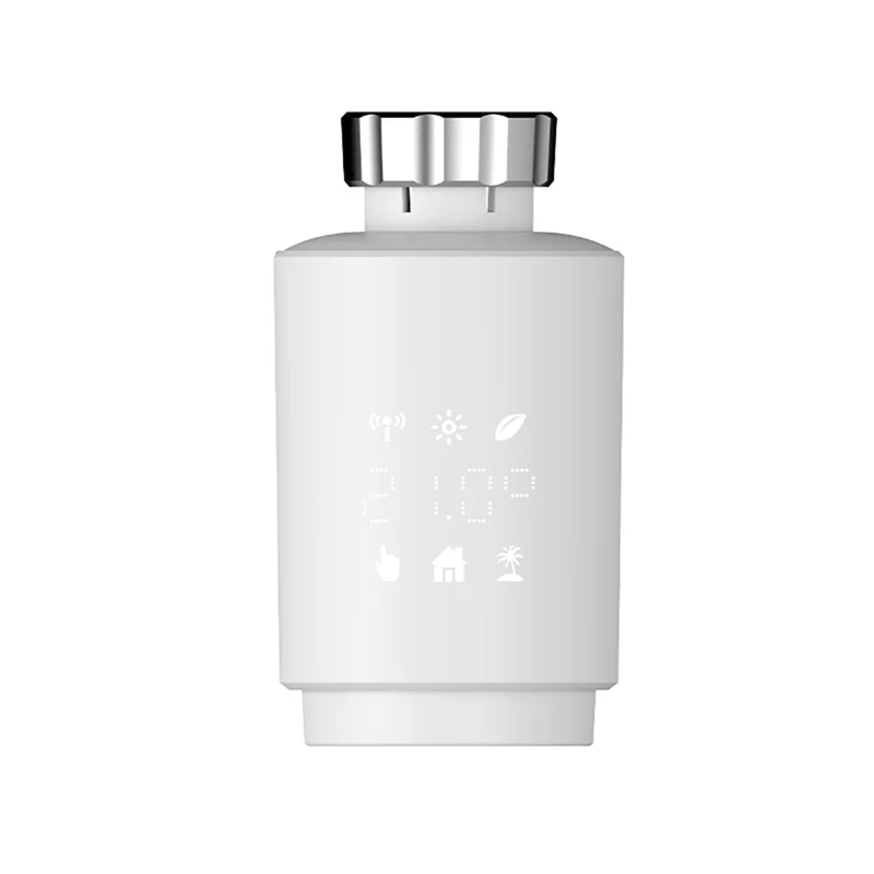 Solid Zigbee Graffiti Heating Temperature Valve App Voice Remote Control Temperature Control Energy Saving Smart Switch