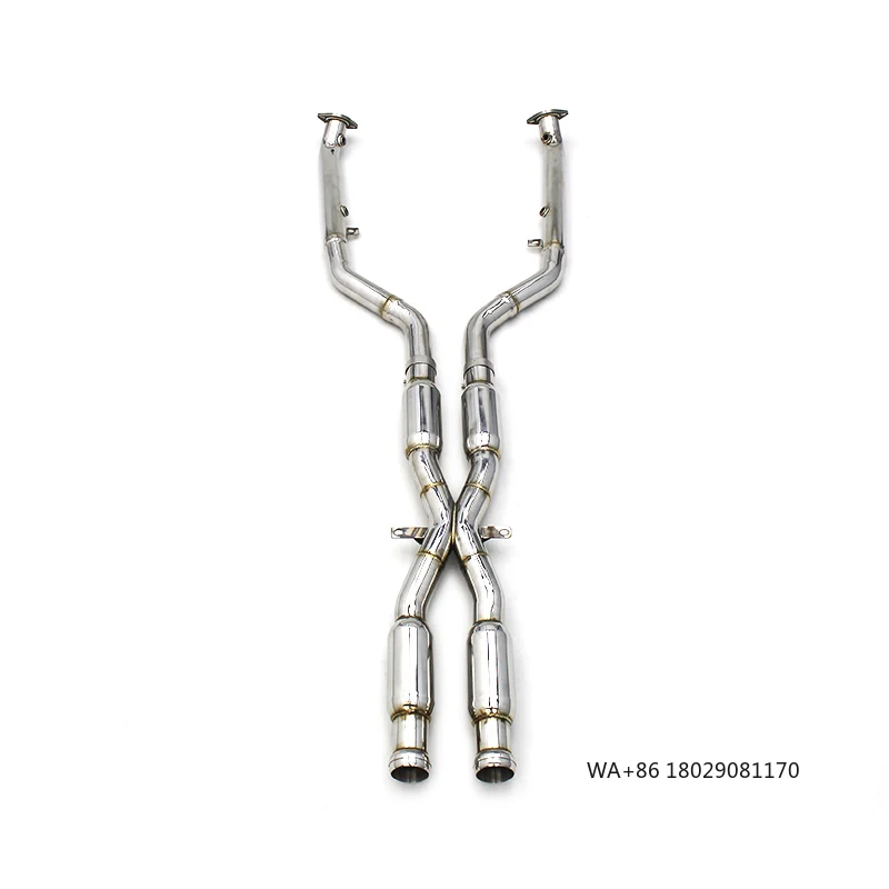 

OEM Exhaust Downpipe Mid pipe For M3 E92/E90/E93 V8 4.0L 2008-2013 Stainless Downpipe without catalyst Car Exhaust System
