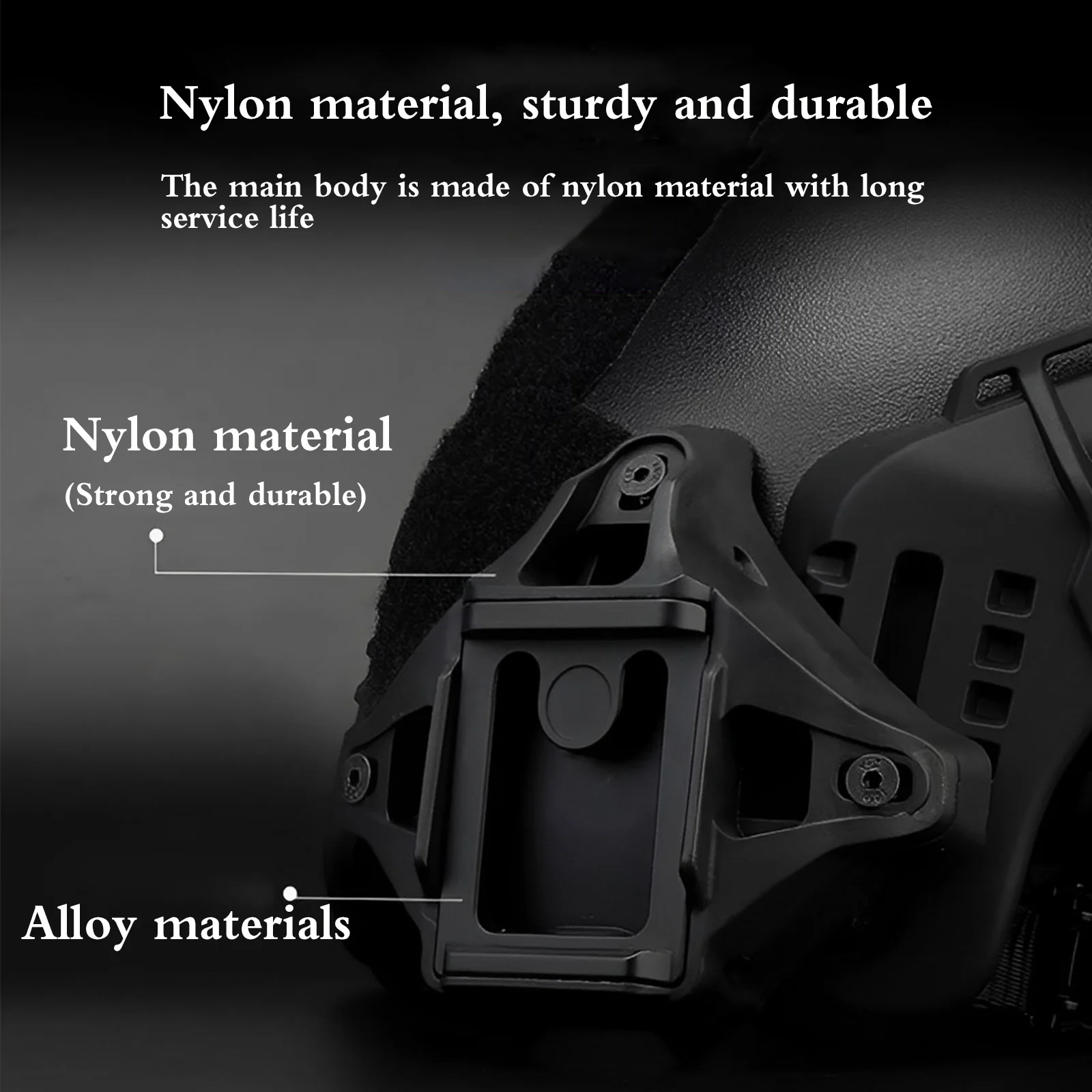 Tactical Helmet Universal NVG Shroud Mount Adapter Airsoft Paintball Helmet Accessories Military Helmet Camera Bracket Base