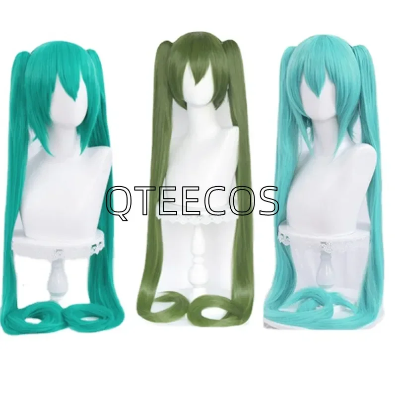 

Cosbao Vocaloid Miku Cosplay Wig Anime New Year Christmas Halloween Party Long Kimono Green Wigs