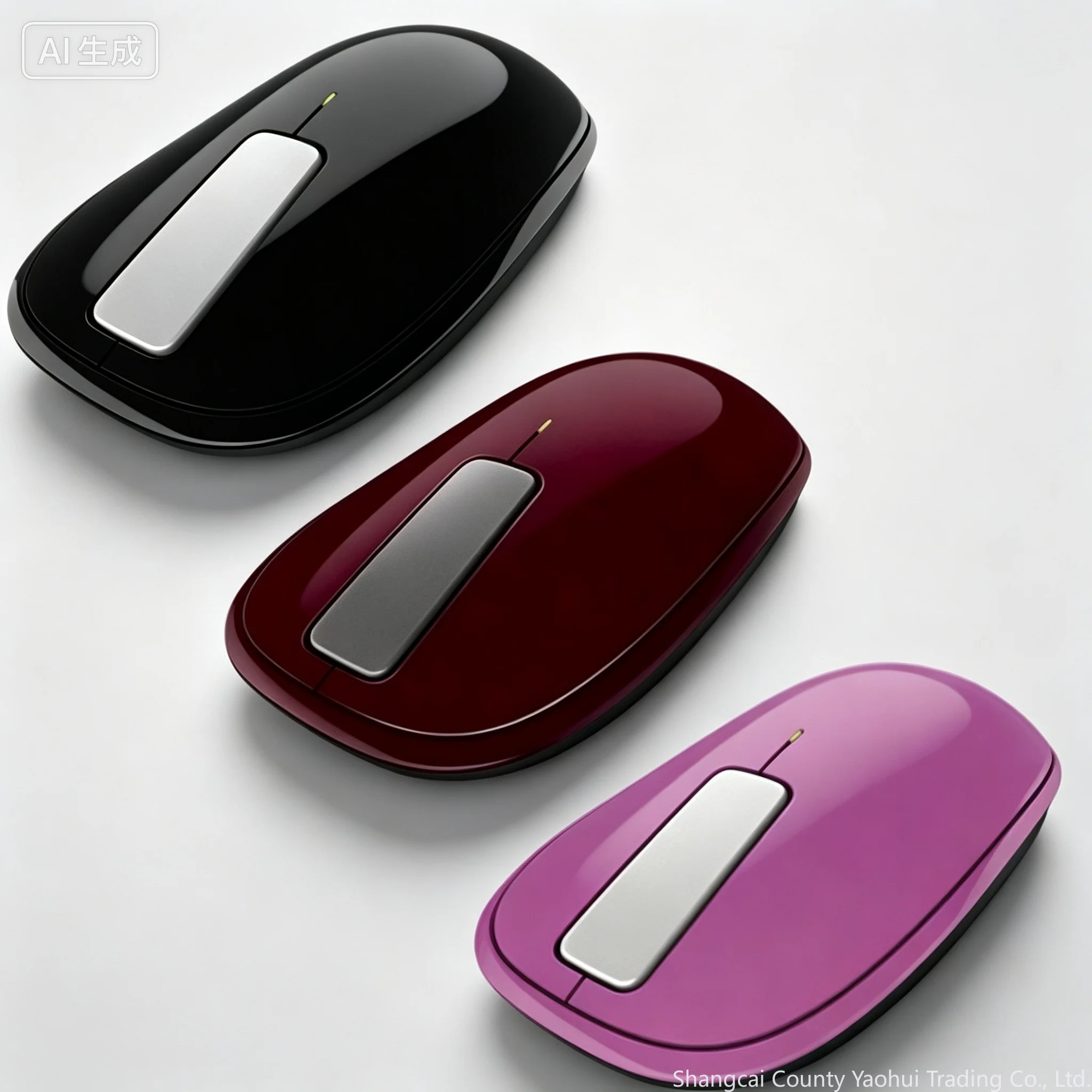 For Microsoft/explorer touch wireless touch mouse flat symmetrical blue shadow touch