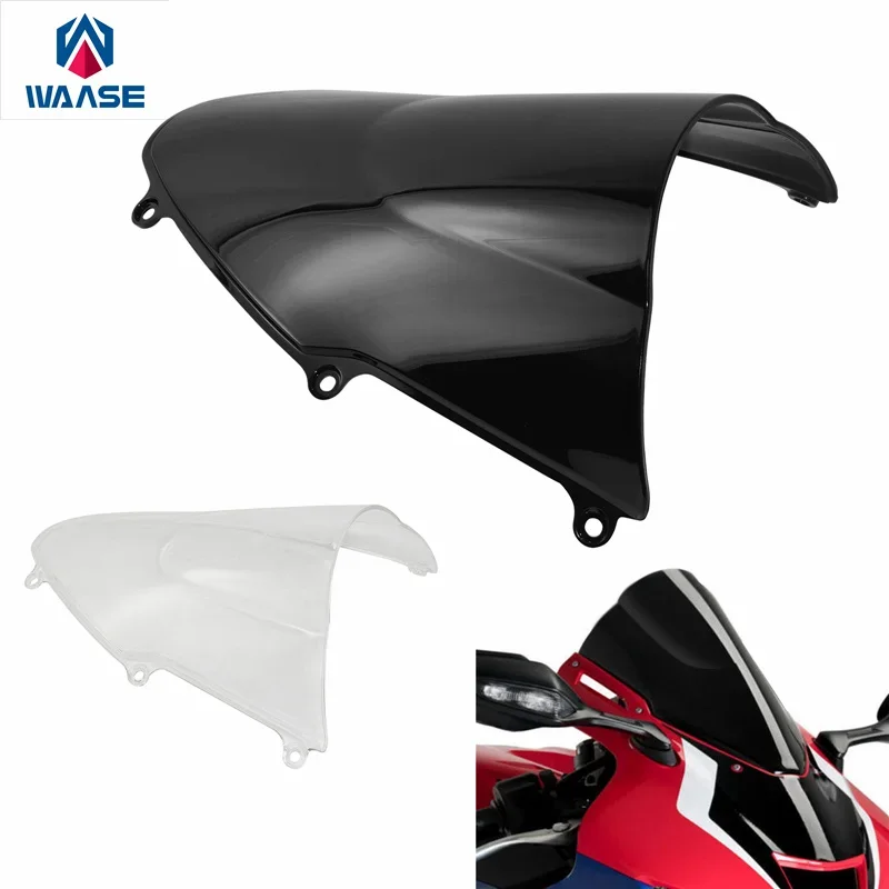 waase For Honda CBR1000RR-R CBR 1000 RR-R Fireblade SP 2020 2021-2024 Windscreen Windshield Wind Deflector Screen Visor Glass