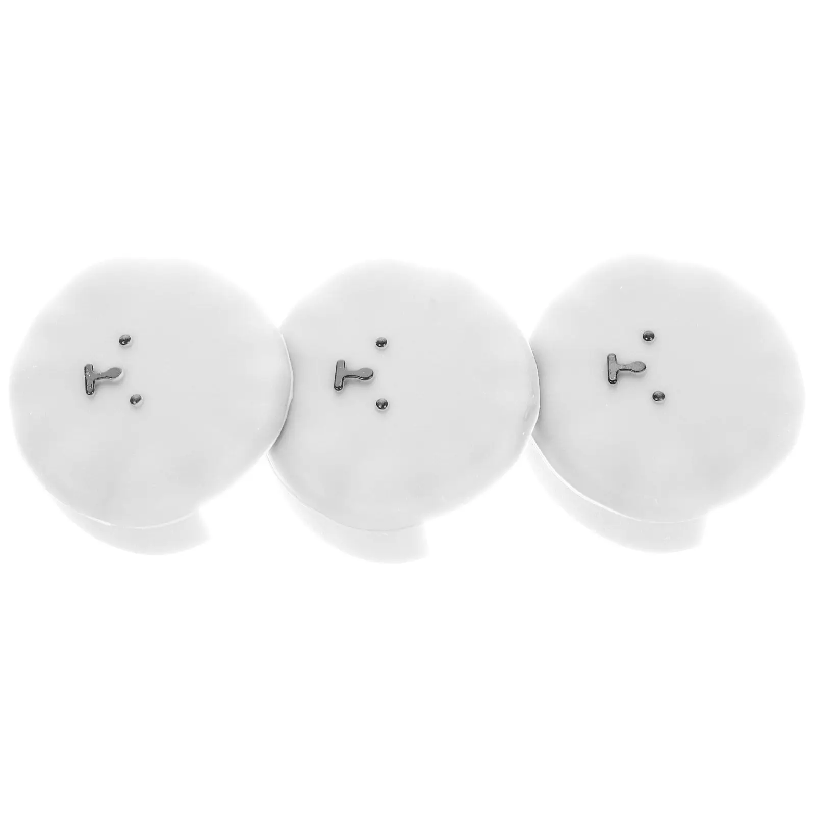 

3Pcs Silicone Table Corner Protectors Baby Proofing Guards Soft Impact Absorbing Adhesive Bumper Covers for Furniture Tables