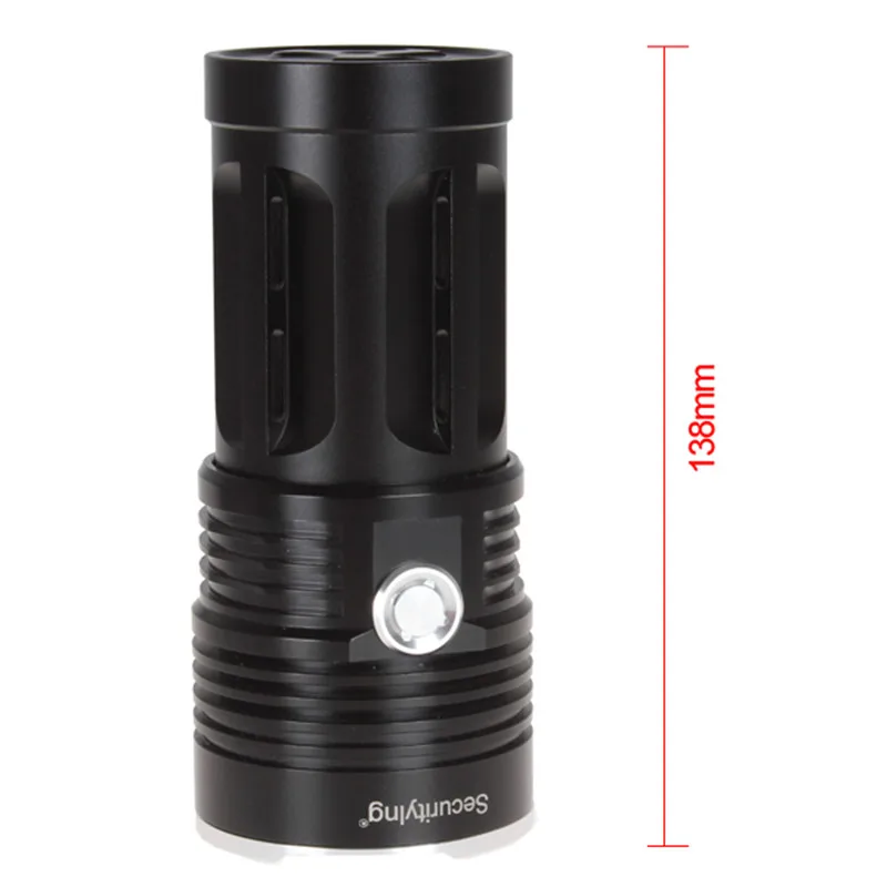 Portable Waterproof Ultra Bright Flashlight 3600LM 3 Modes Lamp LED Torch Light Support 18650 Rechargeable Battery