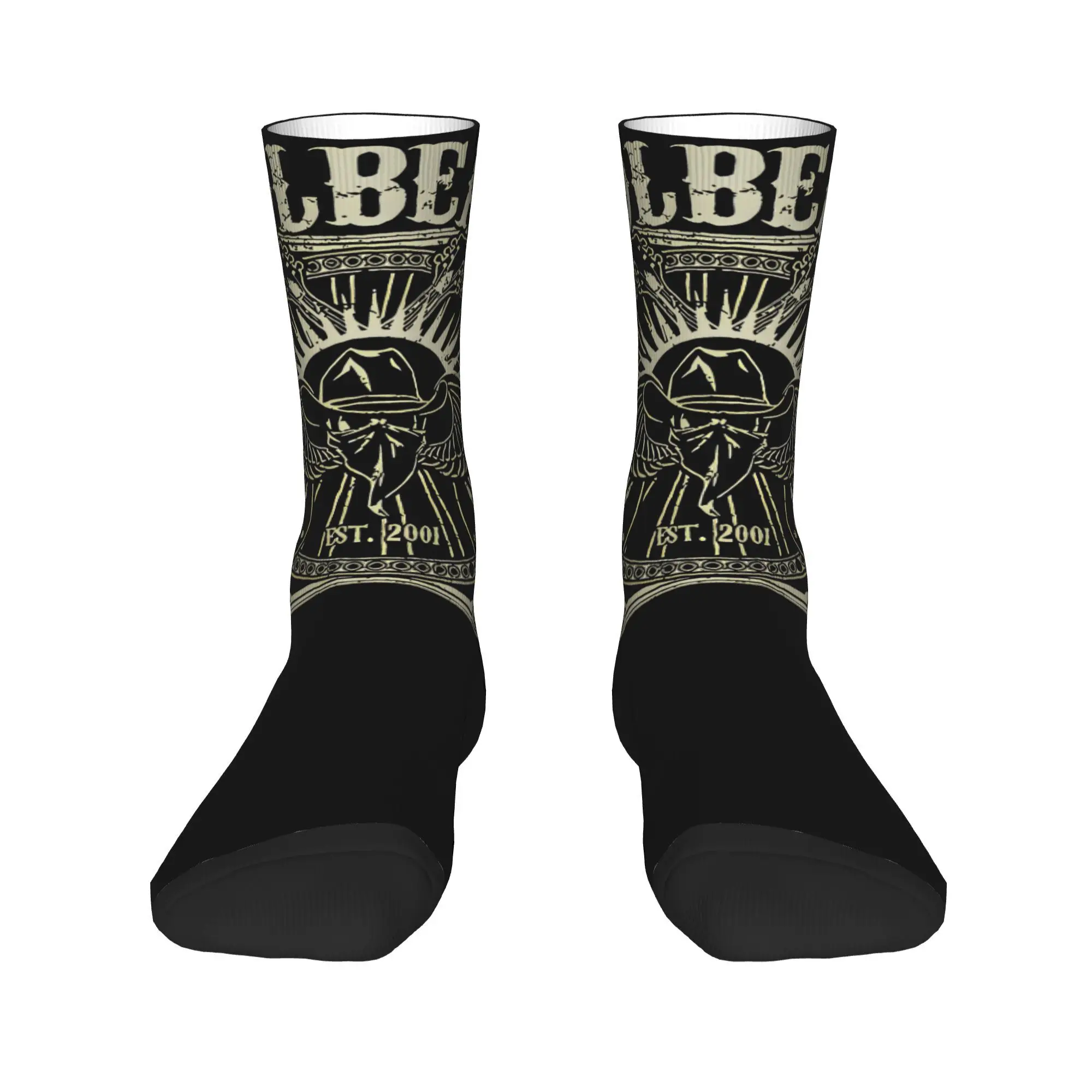 V-volbeat Socks for Women Men All Season Band Cozy Crew Socks Non-slip