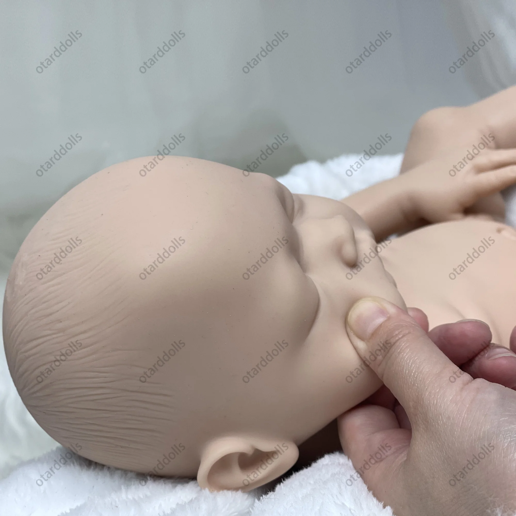 18 بوصة لينة سيليكون بيبي غير مصبوغ بيبي تولد من جديد دمية أطقم DIY بها بنفسك فارغة تولد من جديد بيبي بوي أو فتاة بيبي تولد من جديد دي سيليكون إنتيرو