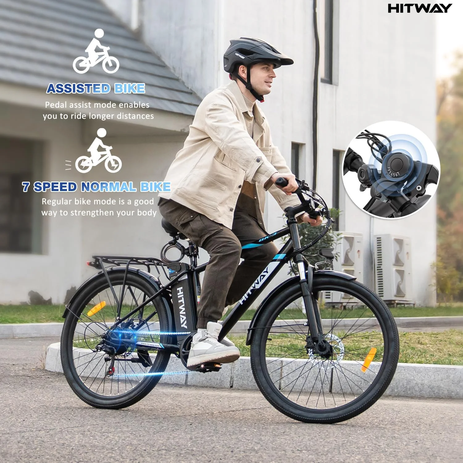 HITWAY Electric Bike for Adults 26