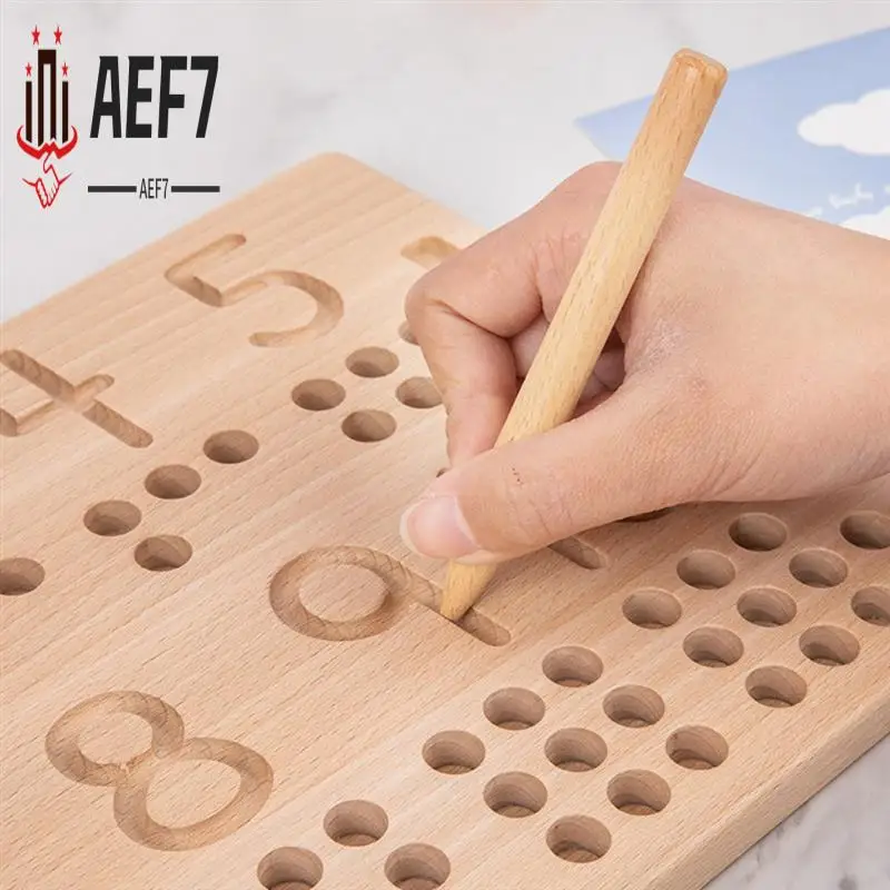 

AEF7-1-10 Номер Описание Ручка Управление Учебная доска Слепая доска для письма Деревянная подсчет Классификация Математические игрушки