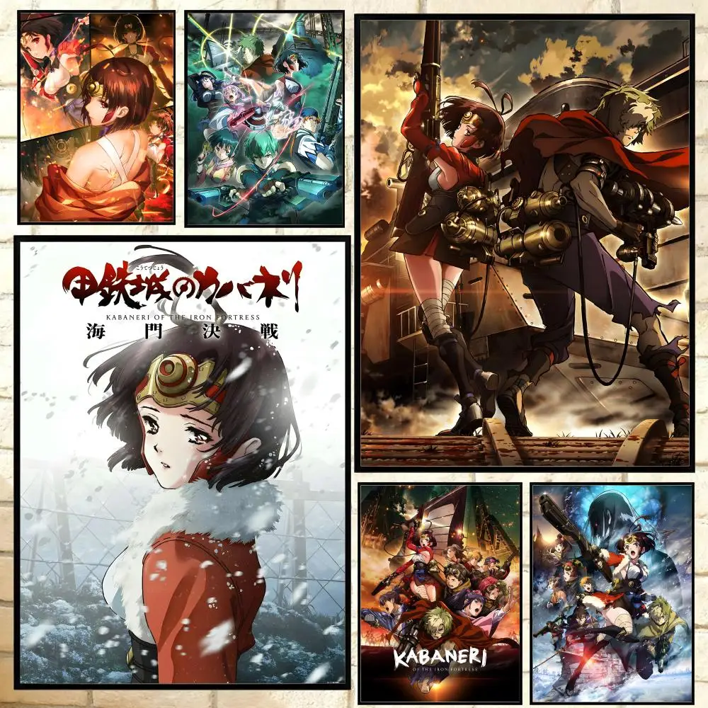 Anime Kabaneri of the Iron Fortress Poster Versatile HD Waterproof Wall Art Self-Adhesive Decor for Any Space Ideal Gift