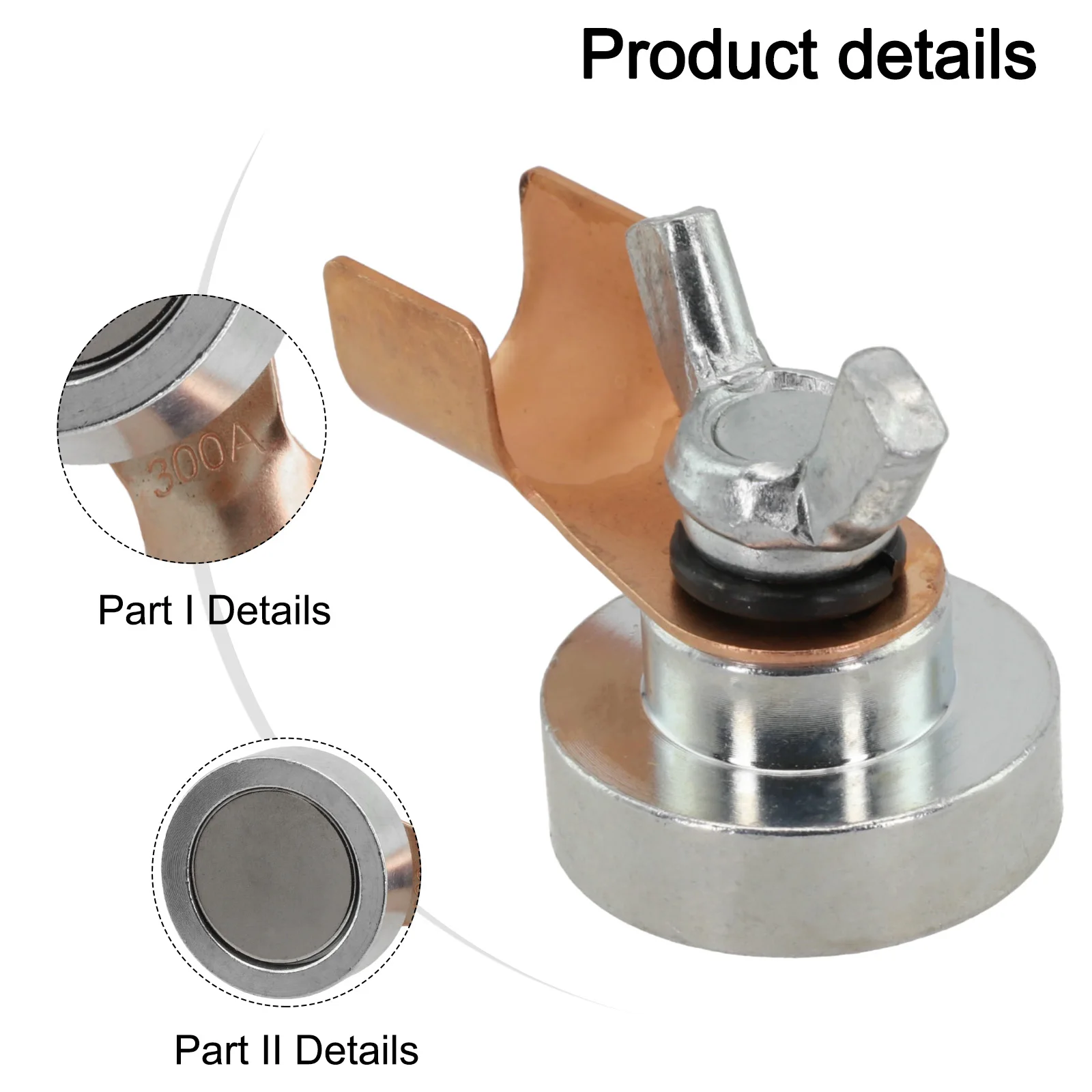 1pc Magnetic Welding Grounding Clamp Tools For Welding Machine Quick-Release Support Ground Clamp Fixture Home Accessories