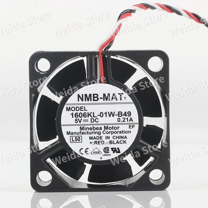 

Новый оригинальный вентилятор NMB 4015 DC 5V 0.21A AC EC 40X40X15MM для корпуса преобразователя, трехпроводной, 4 см, 1606KL-01W-B49, охлаждающий вентилятор